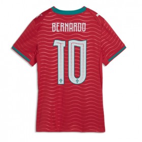 Portugal Bernardo Silva #10 Hemmakläder Dam VM 2026 Kortärmad